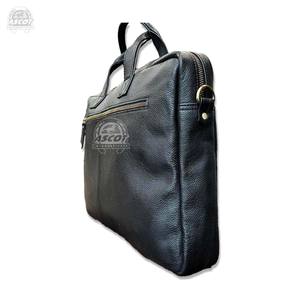 Bolso bandolera vintage de lujo al por mayor para hombre, maletín de cuero para portátil, logotipo personalizado, espacioso - Product Image 6