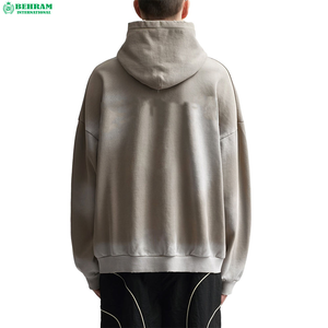 Unisex 100% Cotton Crew Neck Sweatshirt Custom Front Logo Hoodies Screen Printed DTG <b>Stickers</b> OEM Supply Casual Pullover Wear - Product Image 4