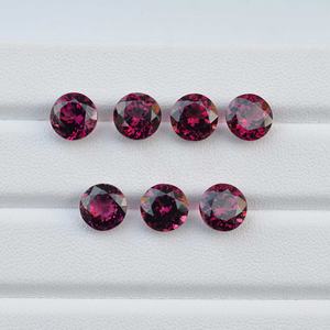 Pierre précieuse naturelle Umbalite grenat 8 mm, taille brillant ronde facettée, pierre de naissance, vente en gros pour fabricants de bijoux, articles avec livraison gratuite - Product Image 1