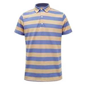 เสื้อโปโลชายผ้าฝ้าย PK ลายทาง พร้อมรับผลิตตามแบบ แบรนด์ส่วนตัว ราคาขายส่ง คุณภาพดี ทันสมัย แฟชั่นยอดนิยม - Product Image 1