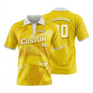 Camisetas Polo de Entrenamiento Sublimadas Personalizadas con Tiempo de Entrega de Muestra de 7 Días, Ropa Deportiva de Secado Rápido para Clubes Deportivos - Product Image 1