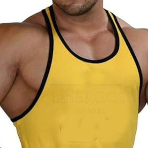Débardeur Stringer Personnalisé avec Logo pour Hommes, Vêtements de Musculation, Vente en Gros, Débardeur Stringer en Coton de Haute Qualité - Product Image 4
