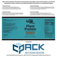 Fabriqué aux États-Unis, fabricant en gros de produits de marque privée, fournisseur de poudre de protéines végétales de qualité supérieure, complément alimentaire pour adultes