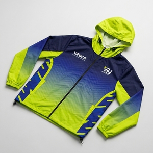 <b>Lightweight</b> Waterproof Hooded Windbreaker <b>Jacket</b> Breathable Quick Dry Custom Logo Support for <b>Running</b> Outdoor Activities - Product Image 5