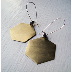 Collection de bijoux en cuivre et laiton écologiques, fabriqués à la main, de qualité supérieure, design exclusif, modèle 1, tendance, pour les fêtes - Product Image 5