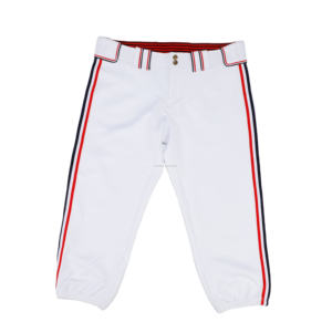 Pantalon coulissant de baseball professionnel pour femmes avec 4 poches 34 \ "vêtements d'entraînement à épingles à rayures pour softball - Product Image 1