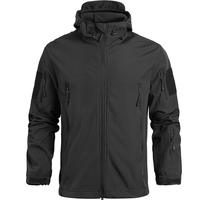 Veste en polaire enduite décontractée pour homme avec logo personnalisé, col montant et fermeture éclair, coupe-vent pour l'hiver et la randonnée, automne
