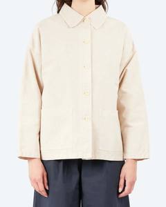 Chaqueta de Trabajo Informal de Lona con Logotipo Personalizado para Mujer, Cuello Camisero, Cierre de Cremallera, Estilo Trabajador Vintage, Resistente al Viento, de Secado Rápido - Product Image 5