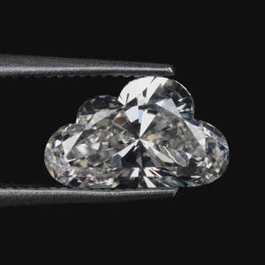 Diamant Blanc Nuageux Cultivé en Laboratoire 1,01 Carat Certifié IGI Pierre Libre pour la Fabrication de Bijoux Bague Cadeau Anniversaire Mariage - Product Image 4