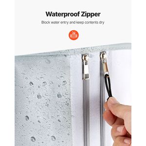 Organisateur de rangement portable pour dossiers, ignifuge et imperméable, avec fermeture éclair lisse, sac ignifuge pour documents, 2192 F - Product Image 3