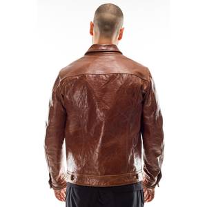 Custom Made Genuine Sheepskin Cowhide Leather Jacket for <b>Men</b> and Women Luxury Embossed for Winter Racing jacket for <b>men</b> - Product Image 4