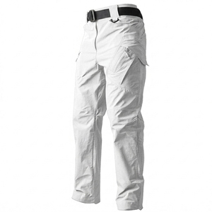 Pantalones Tácticos de Senderismo Color Verde Oliva para Hombre, Personalizados, Impermeables, de Secado Rápido, con Bolsillos con Cremallera, de Nailon Oxford - Product Image 5