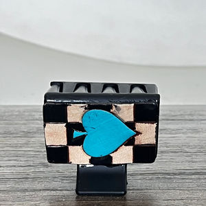 Fashionable Boho Hot Selling Hand <b>Tooled</b> Genuine Cow Leather Hair Claw Clip Small Accessories Latest Design Clip for women's - Product Image 5