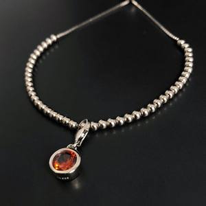 สร้อยข้อมือเงินแท้ประดับพลอยโกเมนสีแดงประจำเดือนมกราคม ของขวัญสำหรับผู้หญิง - Product Image 5