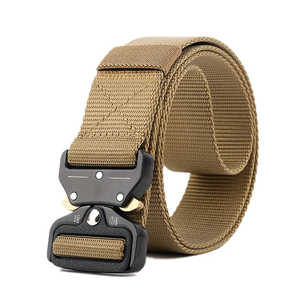 Ceinture tactique pour homme en nylon neuve d'usine, style MOLLE, avec boucle à pression, structure à double couche pour l'entraînement - Product Image 5