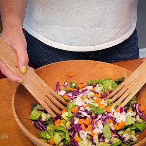 Juego de Ensaladera de Madera Inspirado en el Estilo de Vida – Cuchara y Tenedor Elegantes para una Cultura de Recepción Sofisticada - Product Image 5