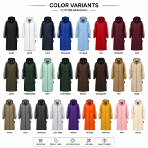 Longline Softshell <b>Jacket</b> Waterproof Hooded Windbreaker Coat Private Label Outdoor <b>Rain</b> <b>Jacket</b> Unisex - Product Image 6