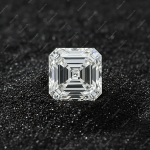 เพชรทรง Asscher เกรด DEF VVS VS1 ผลิตในห้องปฏิบัติการ ราคาโรงงาน รับรองโดย IGI GIA สำหรับทำเครื่องประดับ - Product Image 2