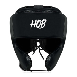 Protector de cabeza de boxeo de cuero PU de alta calidad con logotipo personalizado, protector de cabeza para Muay Thai, Kick Boxing, entrenamiento de MMA profesional - Product Image 4