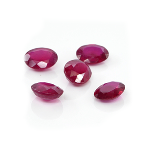 Rubis naturels de Bangkok, ovales calibrés 9x11mm, pierres précieuses naturelles en vrac pour la création de bijoux, prêtes à l'emploi - Product Image 1