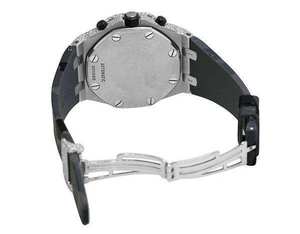 นาฬิกาจัมโบ้ VVS มอยส์ซาไนต์ โครโนกราฟ ตัวเรือนโลหะผสม สายสแตนเลส สตีล ระบบควอตซ์ กันน้ำ 3BAR กระจกกันน้ำ - Product Image 5