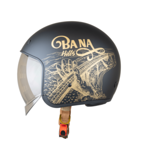 Vietnam Fabrication OEM Royal M139 ABS avancé de haute qualité avec DOT Standard Retro Style Vintage Open Face Helmet Full Color - Product Image 5