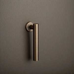 Modern Matt Bronze T Bar Cabinet <b>Handle</b> Zinc Alloy Minimalist Wardrobe <b>Door</b> <b>Pull</b> Kitchen Cupboard Drawer Hardware - Product Image 1