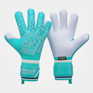 High Quality PU Football Goalkeeper Gloves Professional Sports Gloves Custom Logo Design Breathable Lightweight UV Protection - Product Image 3
