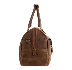 Bolso de Cuero Personalizado Estilo Vintage Crazy Horse, Acabado Marrón Crazy Horse, Tamaño Personalizado, Marca Privada, Fabricante Mayorista OEM/ODM - Product Image 3