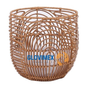 Cesta de Picnic Elegante de Bambú y Ratán, Organizador de Almacenamiento de Fibra Natural Hecho a Mano, con Logotipo Personalizado, Ecológico y Rústico - Product Image 3