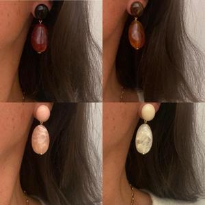 Elegantes Pendientes Colgantes de Resina Islámica, Joyería de Moda Hecha a Mano, Coloridos y Ligeros, para Mujer, Venta al Por Mayor - Product Image 3