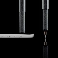 Crayon mécanique 2-en-1 et stylet 0,7 mm hybride pour écran tactile, métal, téléphone et bureau, modèle japonais 1900182