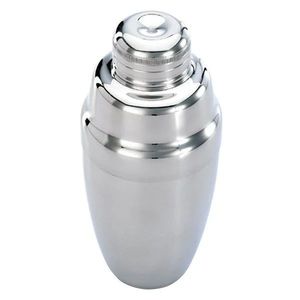Shaker à cocktails classique en métal, accessoire de bar professionnel avec bouchon hermétique, conception ergonomique pour un mélange fluide des cocktails et - Product Image 1