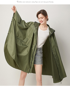 Impermeable con Capucha Reutilizable, Ligero y Ecológico para Mujer, para Viajes y Motociclismo, Ropa de Lluvia para Adultos - Product Image 3