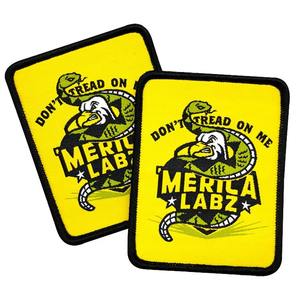 Parches de Logotipo Personalizados Ecológicos Más Vendidos, Etiquetas Tejidas con Borde Merrow, Parches Bordados, Sublimación, Gancho de PU 2026 - Product Image 6