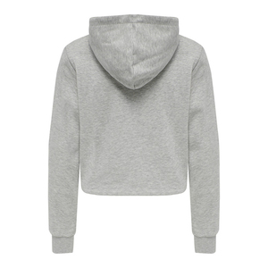 เสื้อสเวตเตอร์มีฮู้ดสีเทาสำหรับผู้หญิง แขนยาว ผ้าถักผสมฝ้าย สีพื้น ใส่สบายๆ ในฤดูใบไม้ร่วง - Product Image 6