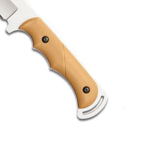 Cuchillo de Caza y Supervivencia de Alta Calidad 2022, Estilo Bowie, Hoja Dentada, Mango de Madera, Personalizable, Producto OEM - Product Image 4