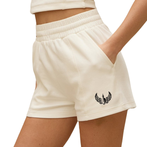 Casual <b>Women</b> High <b>Waist</b> <b>Shorts</b> <b>Elastic</b> Lightweight Summer Comfortable Daily Wear Regular Fit Lifestyle Fashion High Breathable - Product Image 6