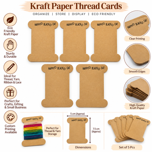 Étiquettes en papier kraft recyclé en gros, écologiques, vierges, en carton brun, gaufrées, rayées, pour cadeaux, avec ficelles, pour vêtements - Product Image 6