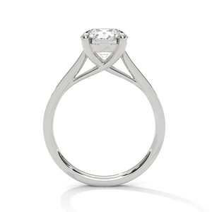 Hot Selling Wholesale Price Jewelry Crafted From 14k Prong Set White Gold GRA Certified Elegant Design Engagement <b>Ring</b> For Her - Product Image 3