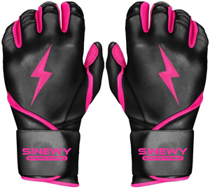 ถุงมือตีเบสบอลสีเขียว SINEWY พร้อมโลโก้รูปสายฟ้า ปิดด้วยแถบตีนตุ๊กแก สำหรับผู้ใหญ่ทุกเพศ เหมาะสำหรับการฝึกซ้อม - Product Image 5