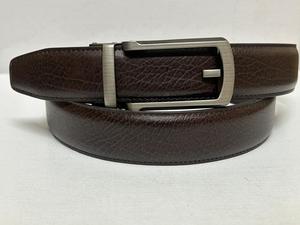 Cinturón Casual de Cuero Genuino Premium Marrón para Hombre, Hebilla de Aleación con Cierre Automático, Duradero, Transpirable y Ligero, 3.5cm de Ancho, 120cm - Product Image 6