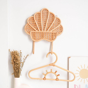 Adorables ganchos colgantes de ratán hechos a mano, diseño encantador, precio bajo, montados en la pared, venta al por mayor. - Product Image 6
