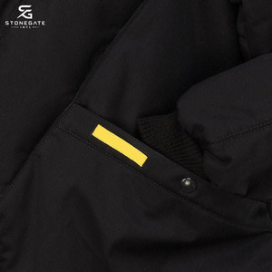 Custom Winter Men's Bubble <b>Jacket</b> Shiny Quilted <b>Padded</b> <b>Hooded</b> Coat Warm Outdoor Casual Puffer Fashion Wear 2026 - Product Image 4