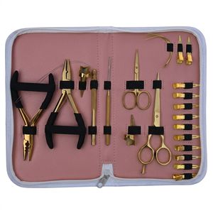 Kit Profesional de Herramientas para Extensiones de Cabello, Alicates Metálicos, Tijeras, Gancho, Herramienta de Instalación y Remoción de Lazos para Instalación de Hilos de Peluca - Product Image 5
