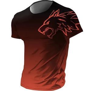 Camisetas Profesionales para Hombre, Ropa Deportiva, Verano 2026, Diseño Vintage, Impresión 3D, Secado Rápido, Degradado, Alta Calidad - Product Image 1