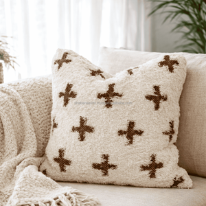 Elegant White Kilim <b>Pillow</b> Case with Black Cross Stripe Washable Turkish Kilim <b>Pillow</b> Bohemian for <b>Sofa</b> Couch Chair Pillowslip - Product Image 2