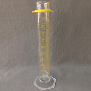 MAE India Precision Cylindre gradué en verre scientifique de 25 ml avec bouchon, base hexagonale, échelle simple, outil de mesure pour laboratoire et usage domestique - Product Image 4