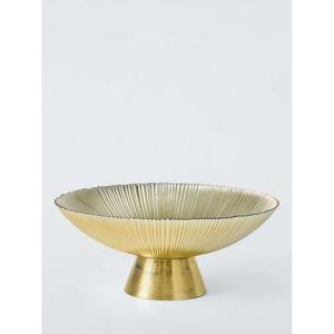 ชามผลไม้โบราณโค้งขนาดใหญ่พร้อมฐานตั้งสำหรับตกแต่งโต๊ะในห้องนั่งเล่น ชามตกแต่งบ้าน - Product Image 4