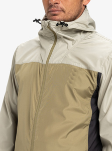 Veste coupe-vent décontractée pour homme, grande taille, personnalisée, en polyester noir, avec col montant et fermeture éclair, imperméable pour l'été - Product Image 2